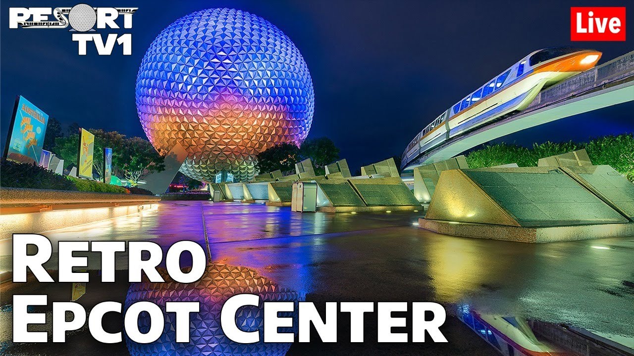 🔴Live: Retro Epcot Center Live Stream at Epcot - History, Rides & More!  Walt Disney World