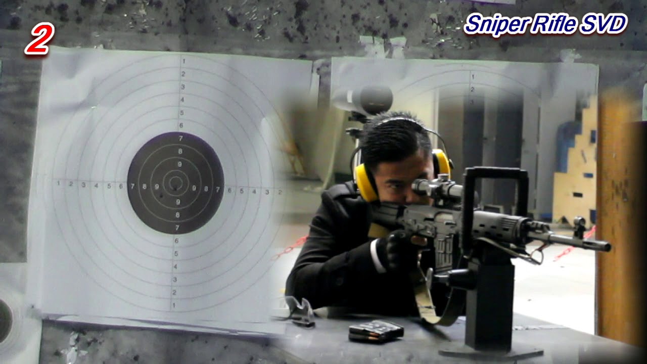 SVD sniper rifle & me