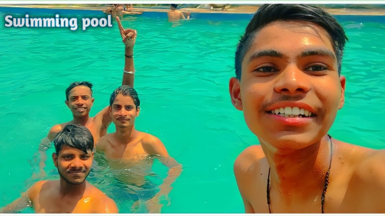 Swimming pool Ma Masti 😉❣️ll With My ☺️ Friends