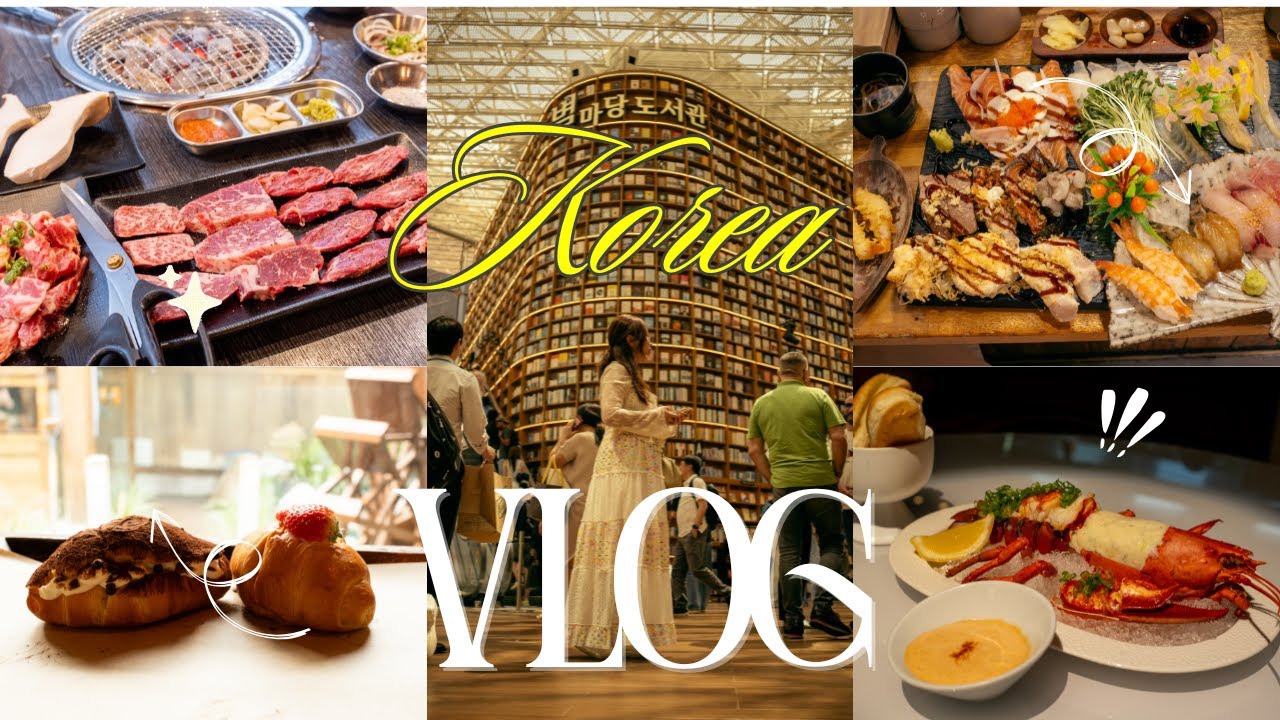 Korea Vlog 2026 4k UHD Food Recommendations and Tour!
