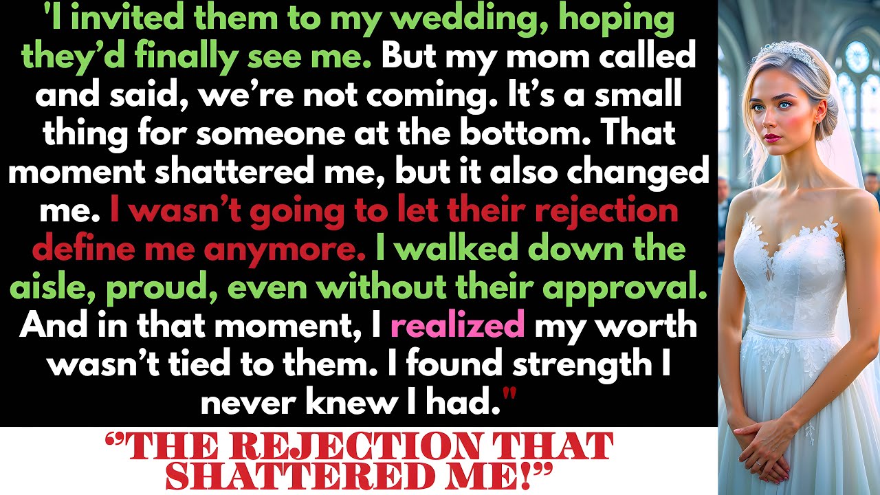 "My Parents Skipped My Wedding—The Revenge of the Story That Made Me Strong"