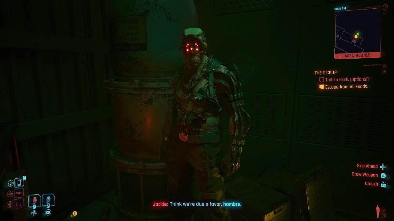 Cyberpunk 2077 defeating Royce at level 7