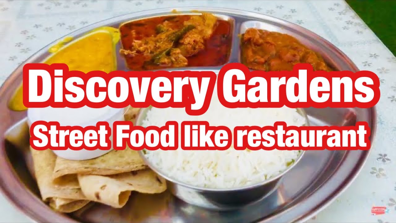 EATING DISCOVERY GARDENS STREET FOOD: Best Non-Veg Indian Thali in Dubai -UAE | Reaction