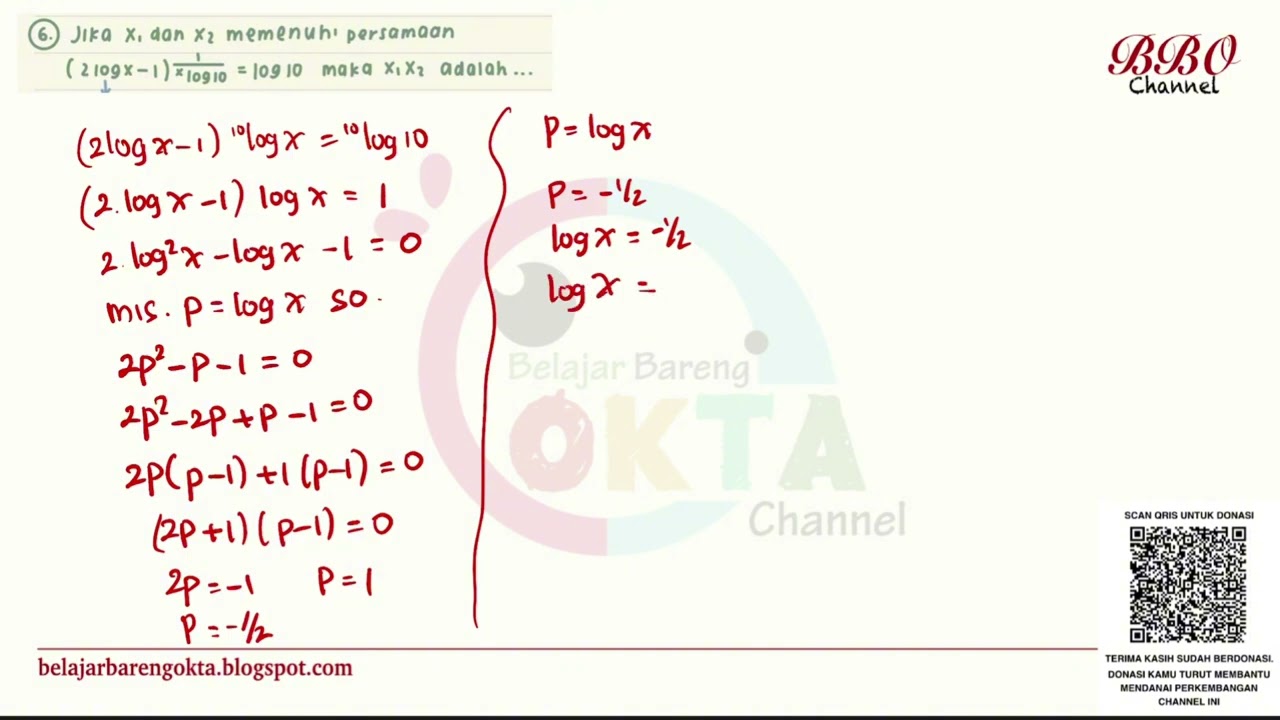 Solving Advanced Logarithmic Equations | Finding x1 * x2 Step-by-Step Tutorial