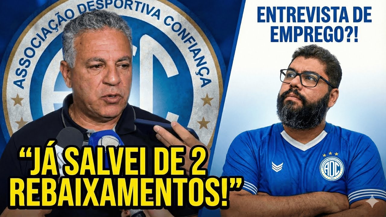 Luizinho Vieira Pressionado? Bastidores do 0x0 do Confiança