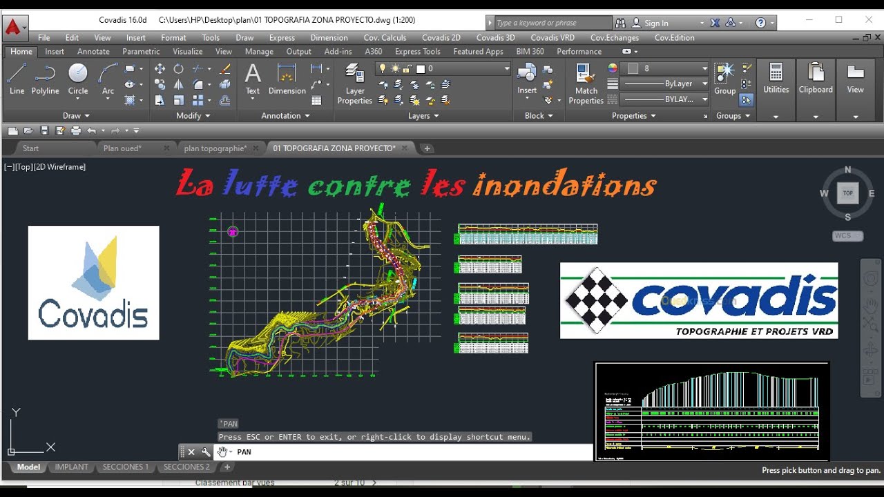 FORMATION COVADIS : Projet la lutte contre les inondations (Partie 1)
