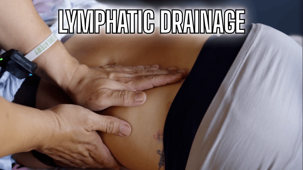 Lymphatic Drainage Demonstration: Abdominal Fluid Movement Before & After