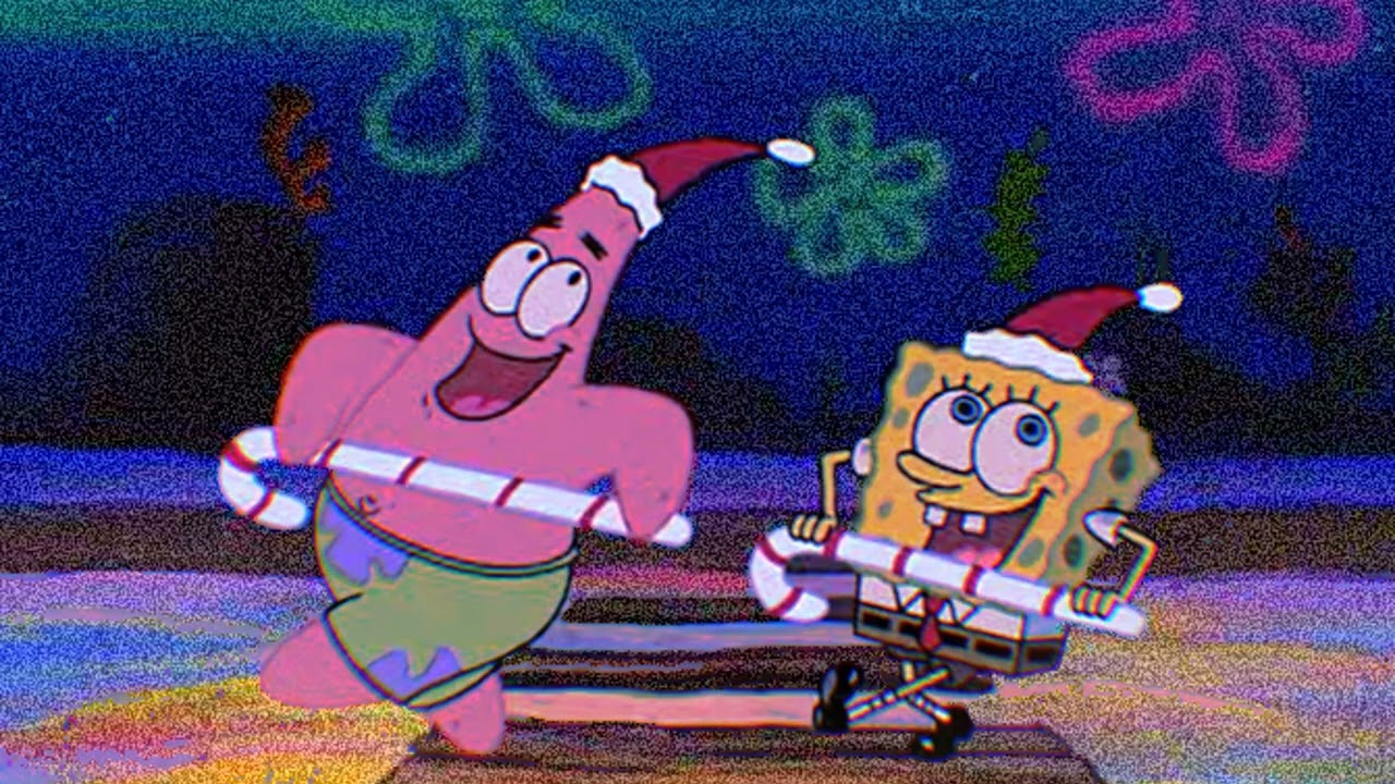Spongebob's very first Christmas - Spongebob (slowed + reverb)