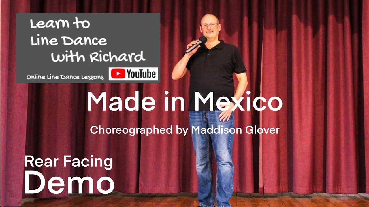 FREESTYLE / REAR FACING DEMO BEGINNER LINE DANCE - Made in Mexico
