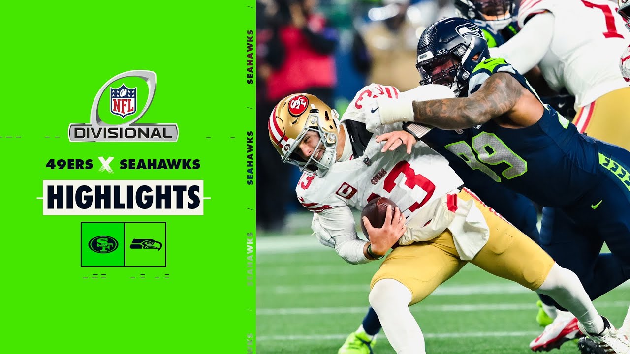 Seattle Seahawks vs. San Francisco 49ers Best Defensive Plays  | 2025 NFC Divisional Round