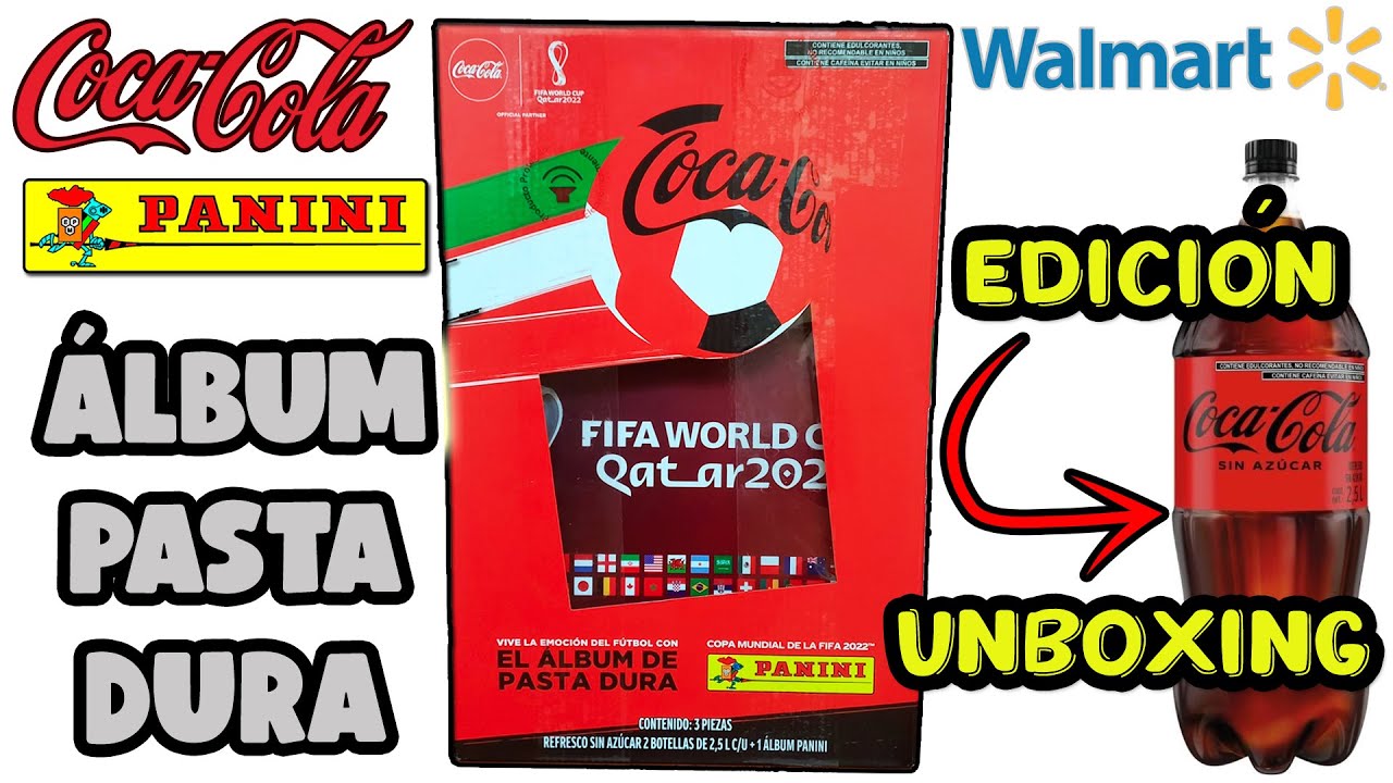 &Aacute;LBUM PASTA DURA EDICI&Oacute;N COCA-COLA PANINI / UNBOXING TWO PACK COCA /MEJOR QUE LA VERSI&Oacute;N NORMAL? ⚽️