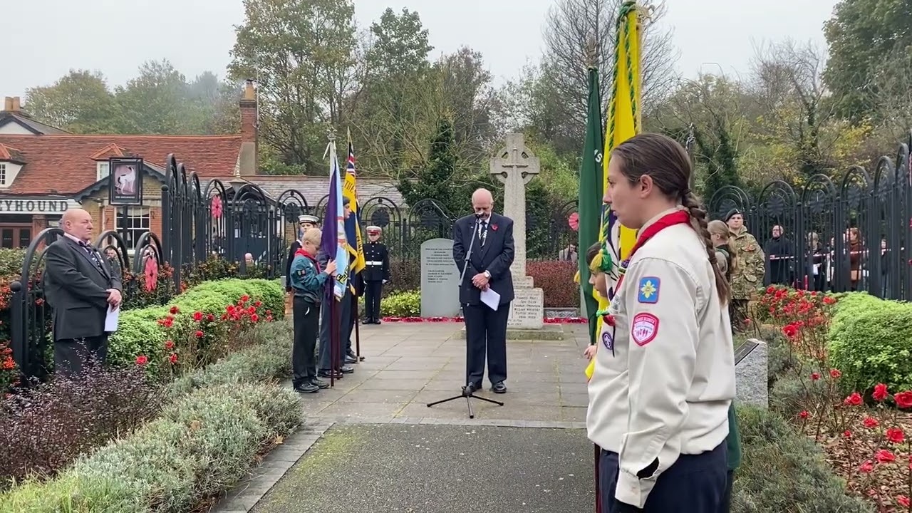 Remembrance Service at Harlow Town Park