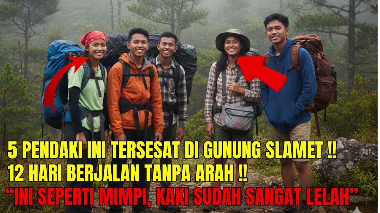 5 PENDAKI TERSESAT DI GUNUNG SLAMET SELAMA 12 HARI !! INI KISAH MEREKA YANG TAK PERNAH TERUNGKAP !!