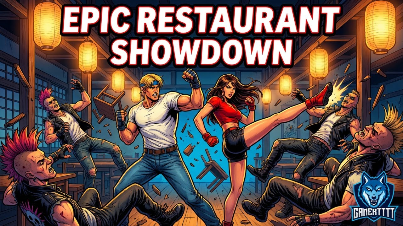 Streets of Rage Remake – Epic Martial Arts Fight Scenes | JAPANESE RESTAURANT Action