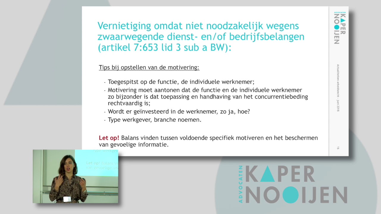 Het concurentiebeding