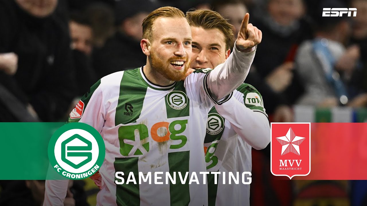 STERK FC Groningen is DICHT BIJ PERIODETITEL! 🏆 | Samenvatting FC Groningen - MVV Maastricht
