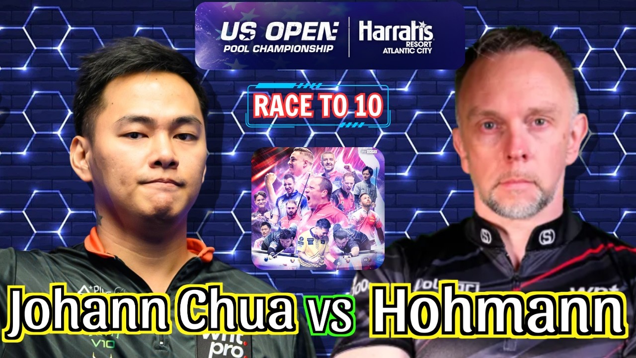 Johann Chua vs Hohmann - Down to the Wire !!!   US OPEN POOL