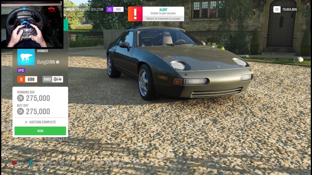 Forza Horizon 4 Auction House Sniping Porsche 928 GTS