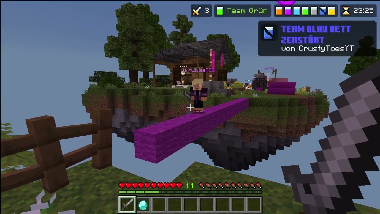 Bedwars mit den Gurkenmagnolien
