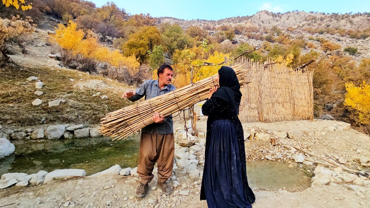 The secret of nomad survival in the mountains! A refuge outside of civilization
