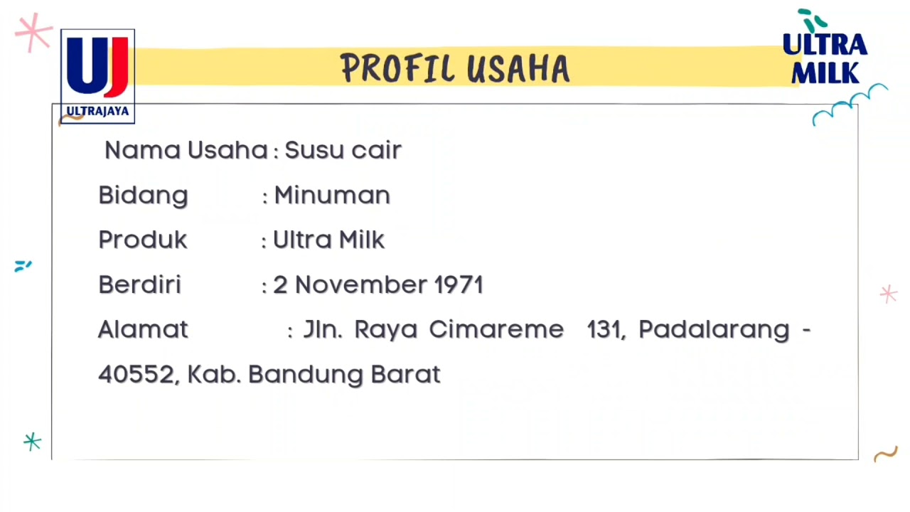 SISTEM DISTRIBUSI ULTRAMILK - Kelompok 5 WM