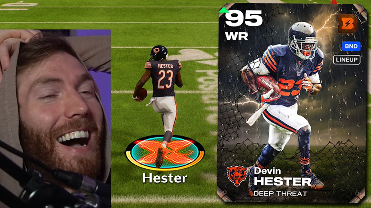 99 Speed ​​Девин Хестер &mdash; лучший WR в MUT!