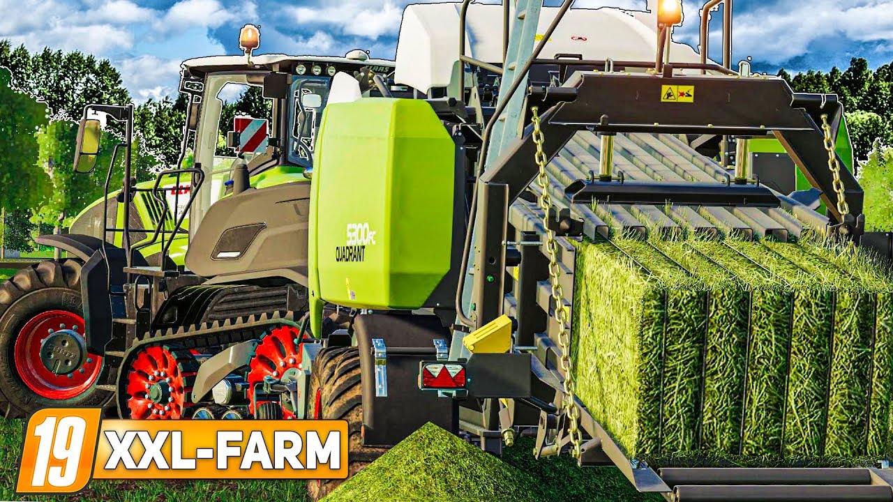 LS19 XXL Farm #103: Massen an HEU auf der Wiese - CLAAS Quadrant! | LANDWIRTSCHAFTS SIMULATOR 19