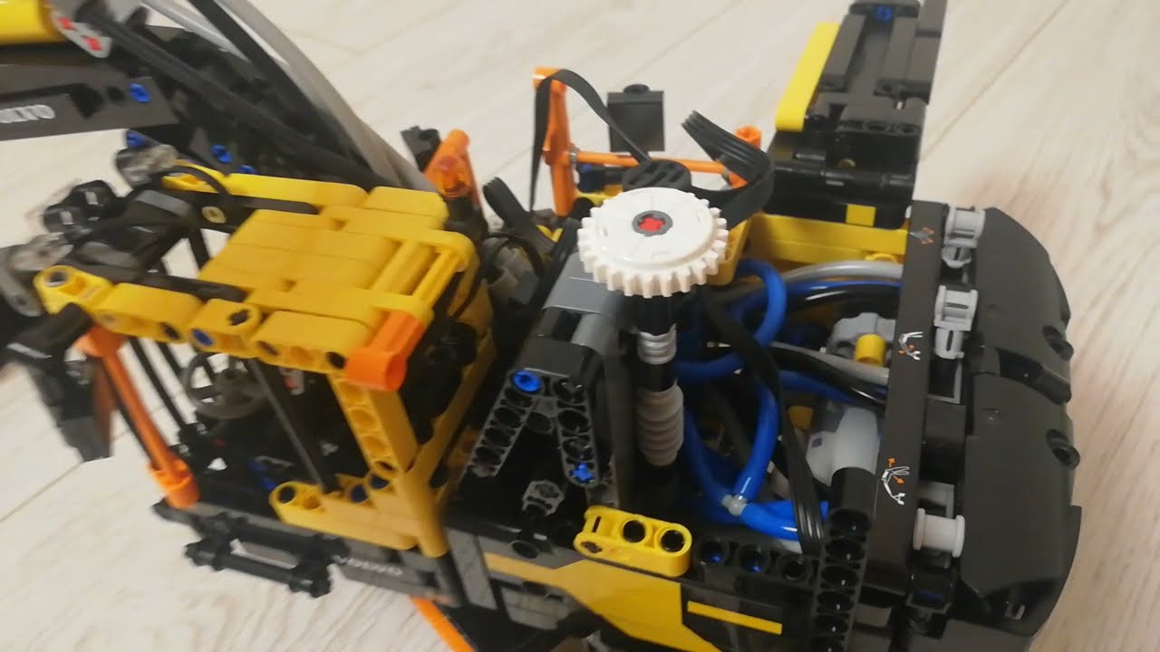 LEGO TECHNIC 42053+8293 MOD Обзор на Русском