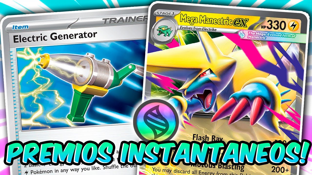 Mega Manectric Ex acelera KO's! ⚡│ Pokémon Megaevolution!✨⚡
