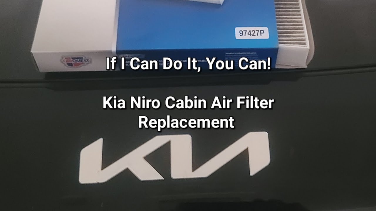 Инструкция по замене салонного фильтра на Kia Niro 2023 года.