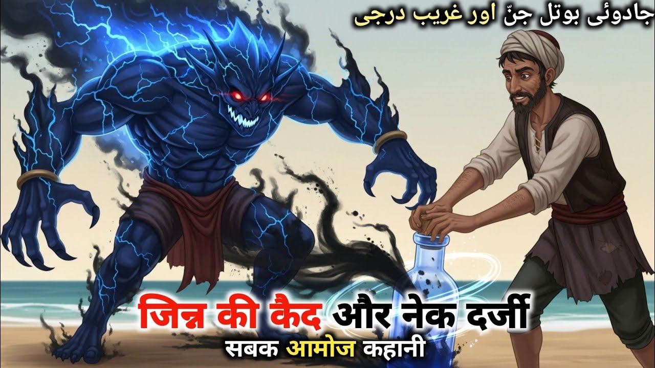 जिन्न की क़ैद और नेक दर्जी | hindi urdu Moral story | Sabak aamoj kahani #story