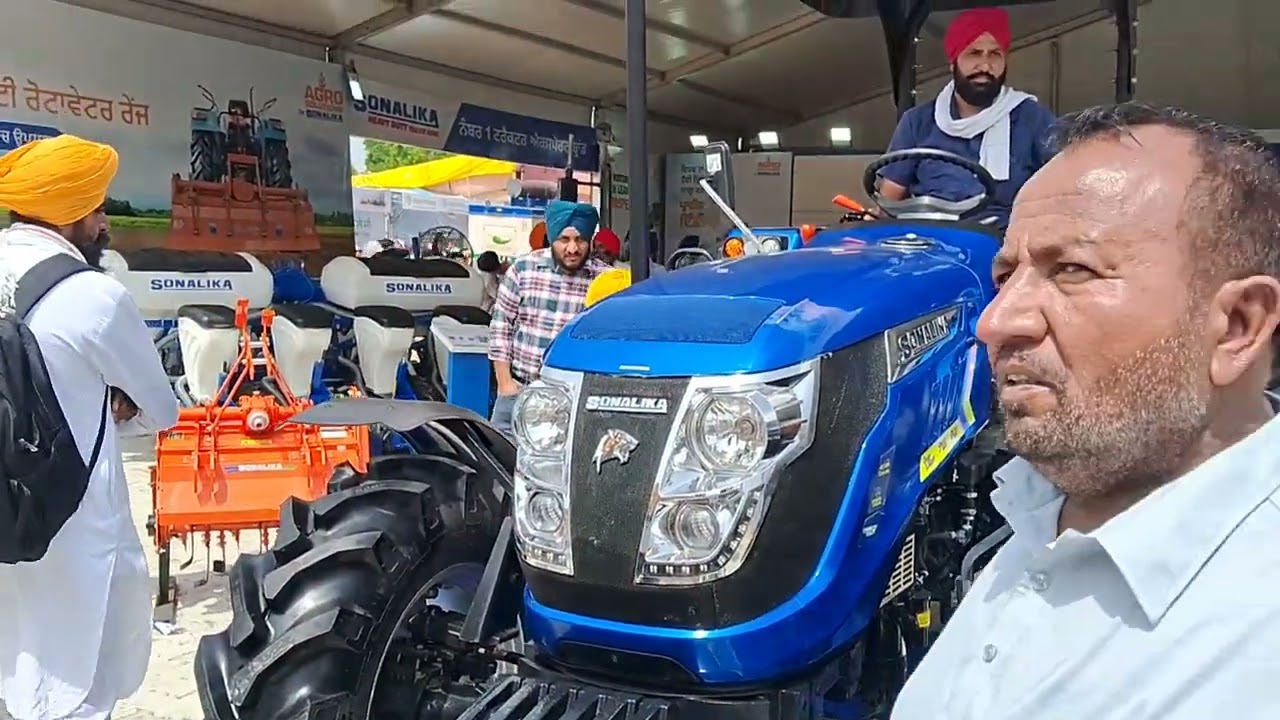 ਕਿਸਾਨ ਮੇਲਾ ਲੁਧਿਆਣਾਆਤੇ ਸੋਨਾਲੀਕਾ। sonalika tractor at Pau kisan mela ludhiana.
