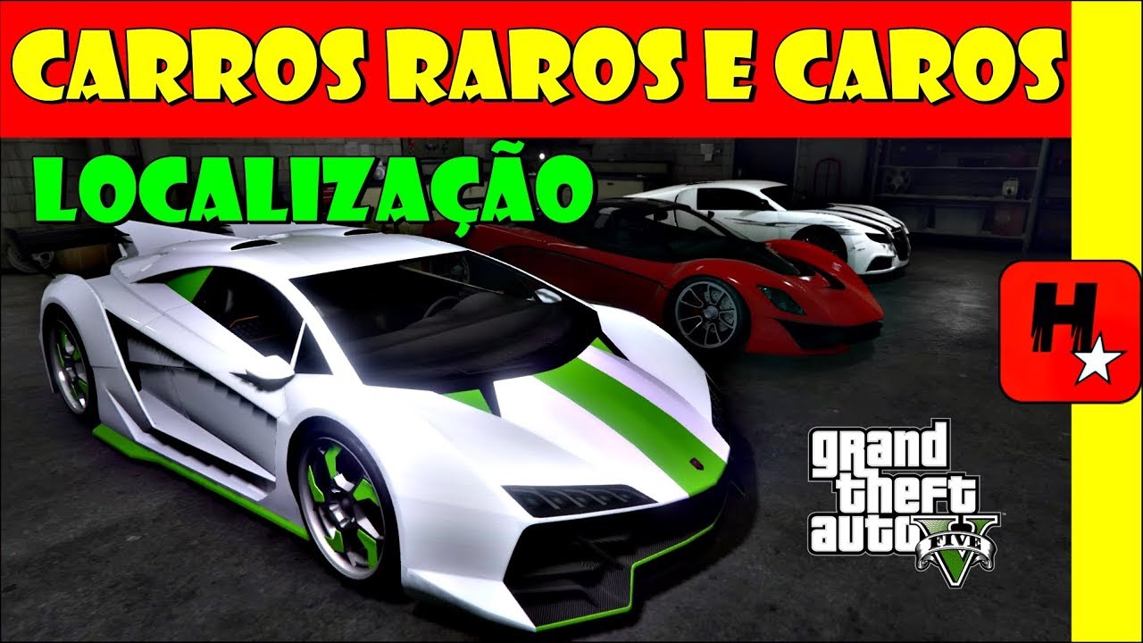 GTA 5: Localização dos carros raros e caros!!!