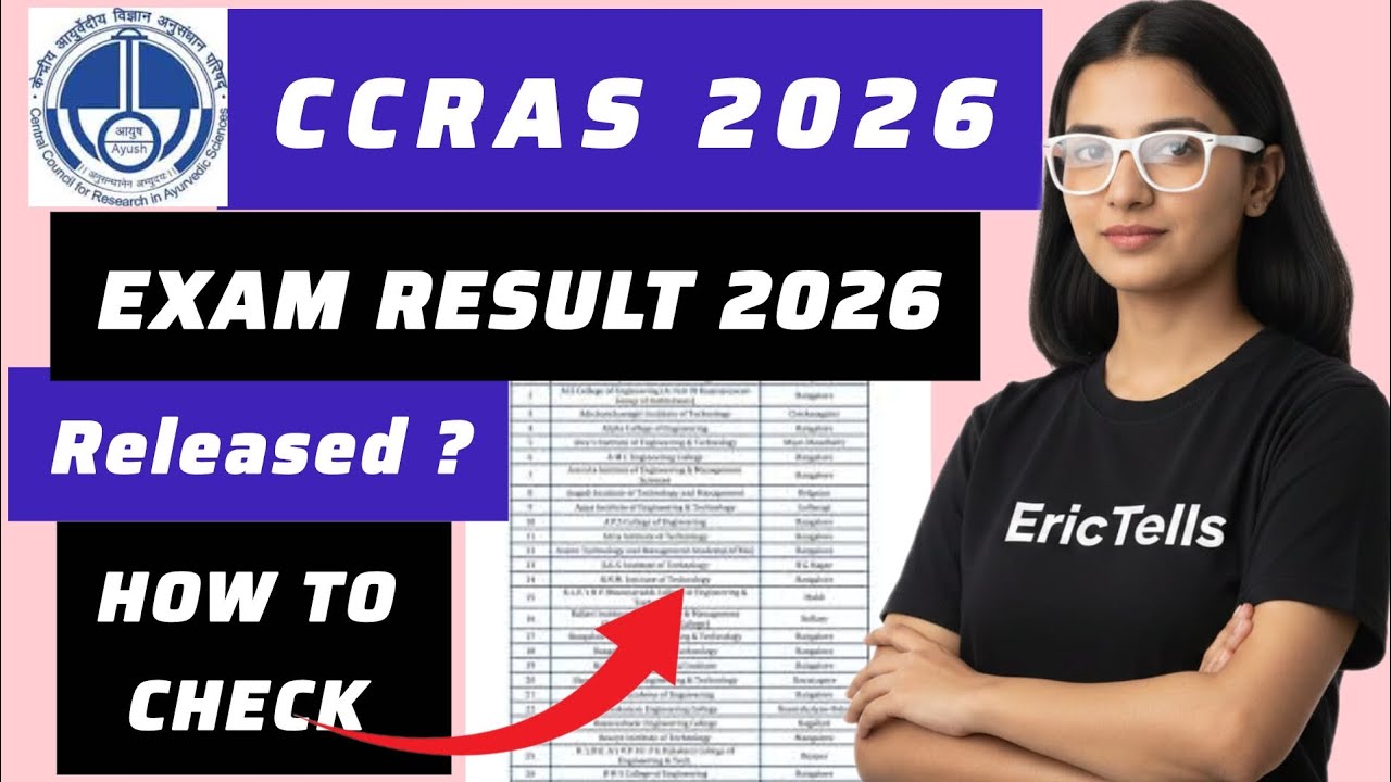 ccras result 2026 | ccras recruitment group a b c result 2026