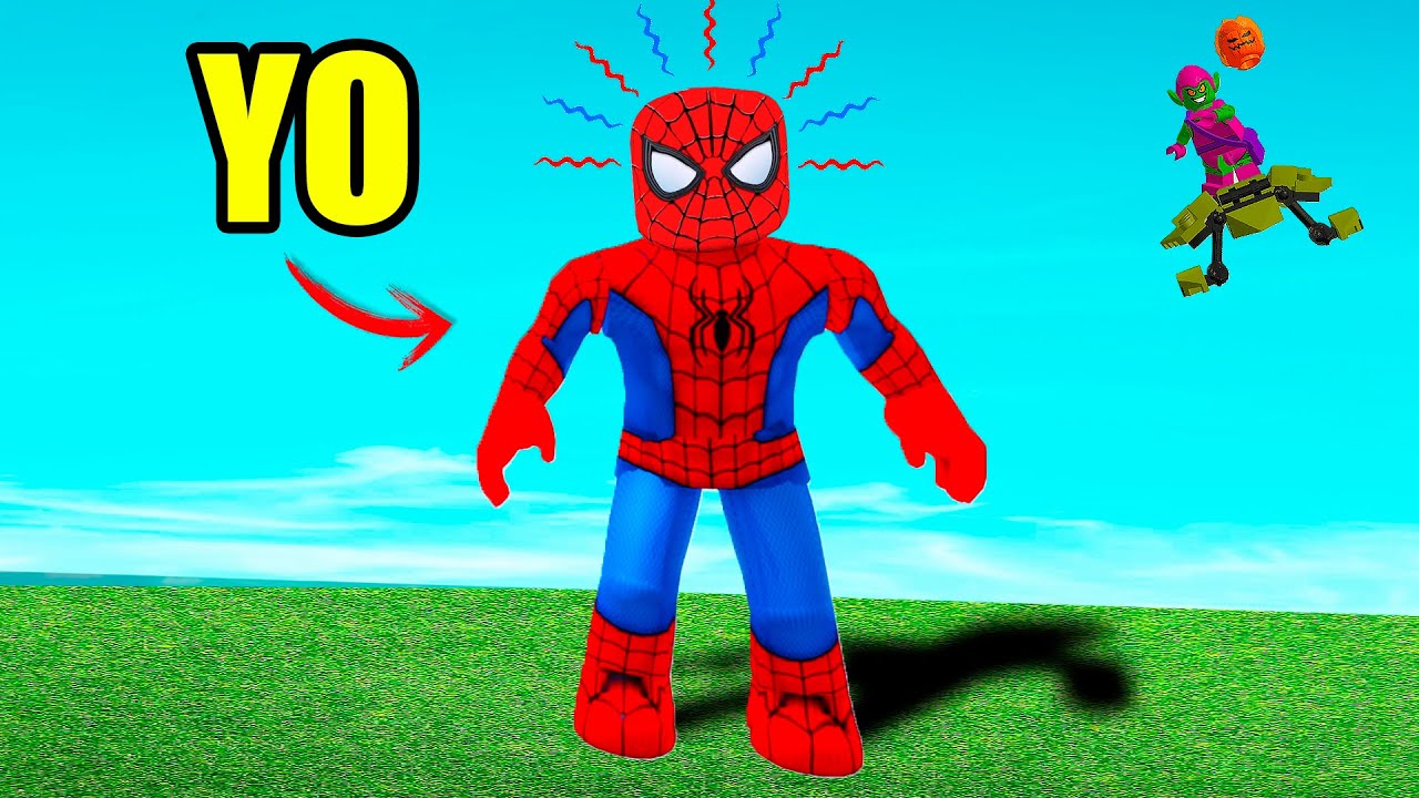 ¡ME CONVERTI EN SPIDERMAN EN ROBLOX! - IVANSPIDEY