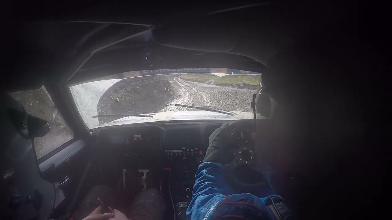 Dave Hopkins Sunbeam 1600ti - Testing at Phil Price Rally School with Evans Motorsport