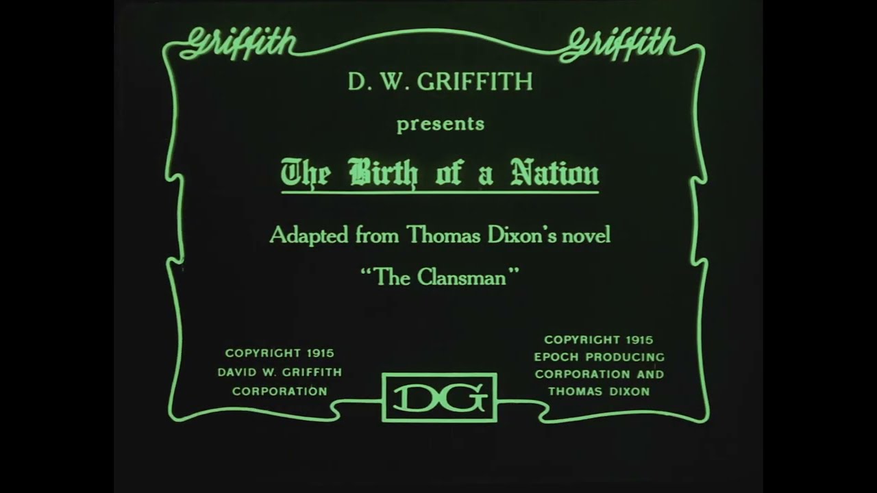 The Birth of a Nation (1915) | The opening | 1080p