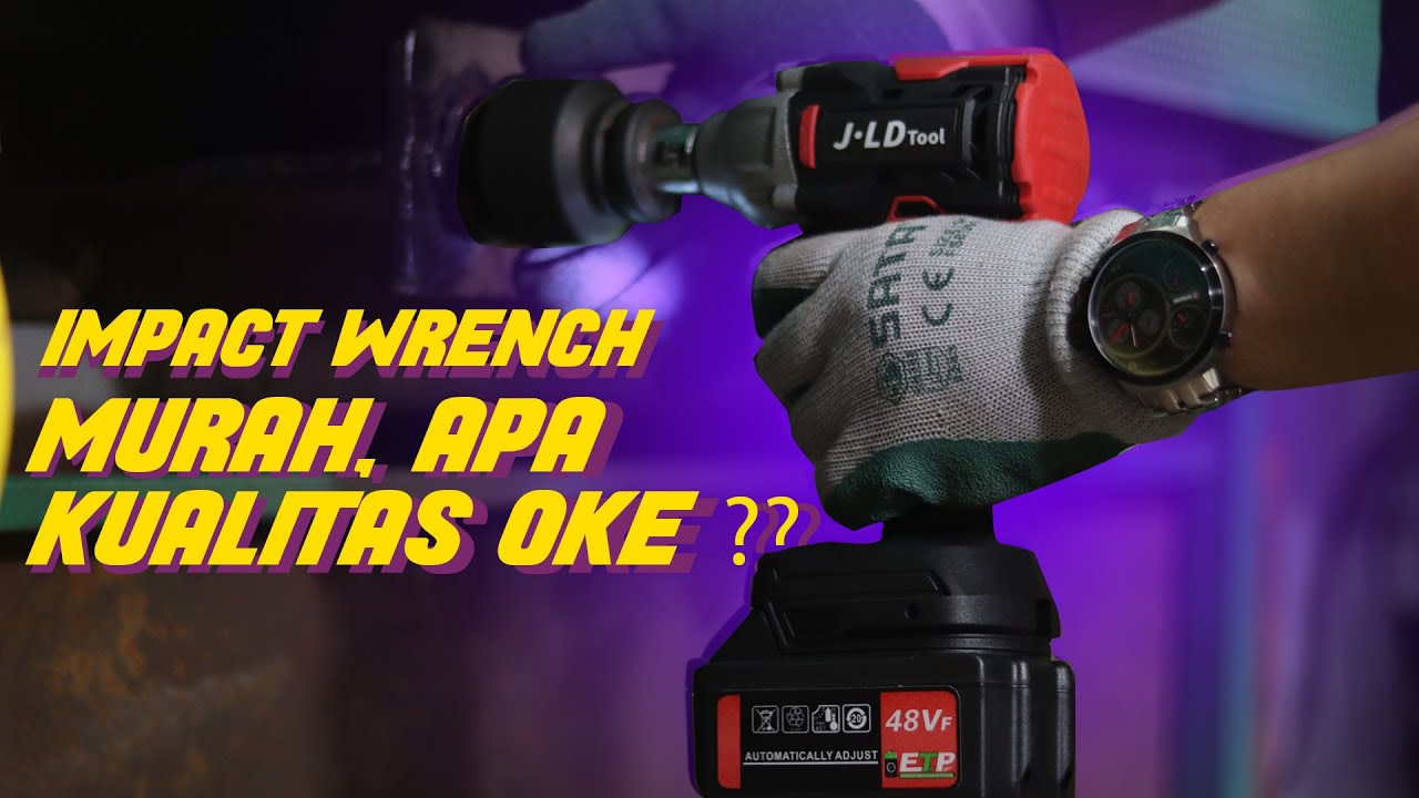 uji kekuatan Jld impact wrench cordless baterai 48v. diluar ekspektasi gaessss