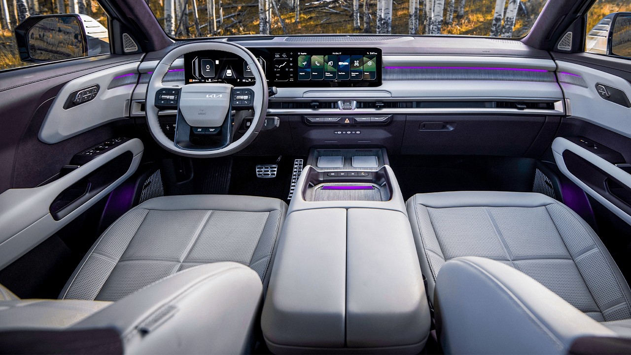 Kia Telluride Turbo-Hybrid 2027 года — Интерьер | Характеристики | Тест-драйв