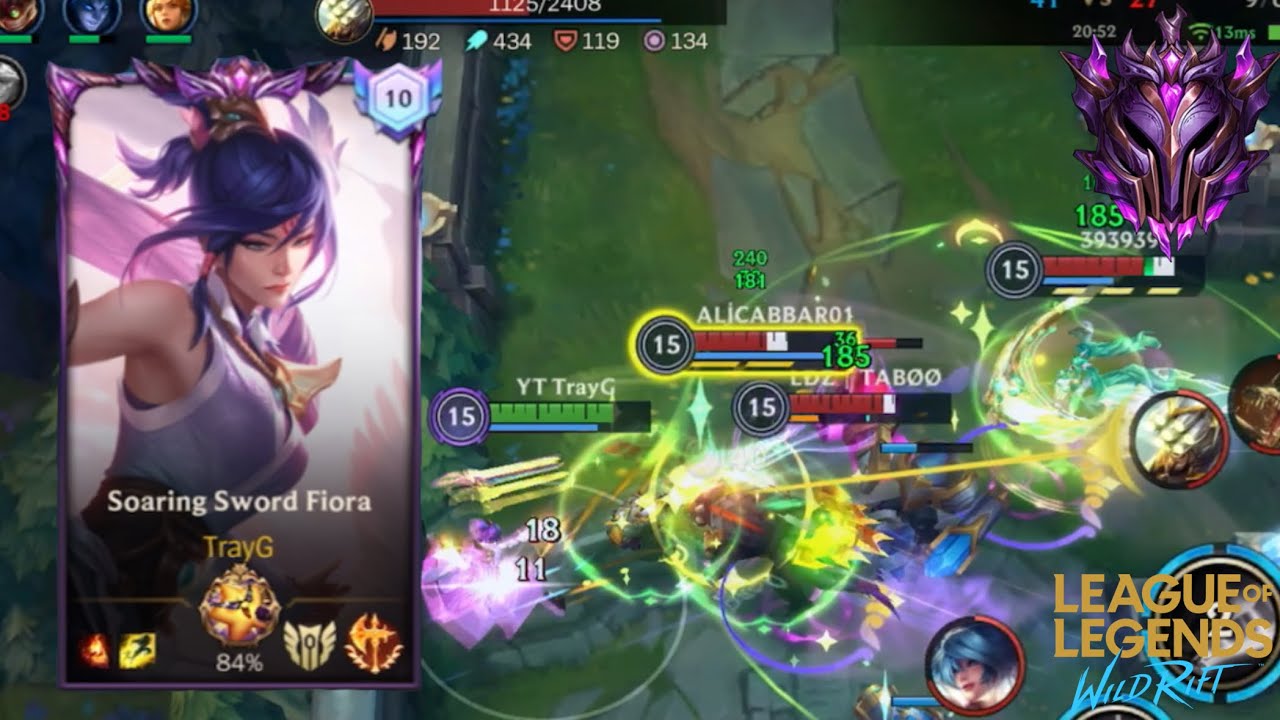 WILD RIFT FIORA VS RENEKTON | TOP 10 Fiora gameplay
