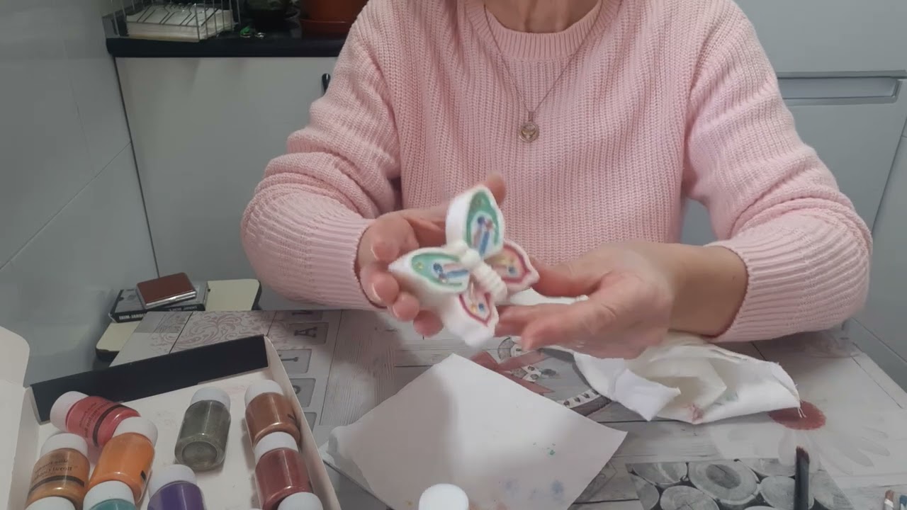 Como pintar jabónes de glicerina 🎨🎨