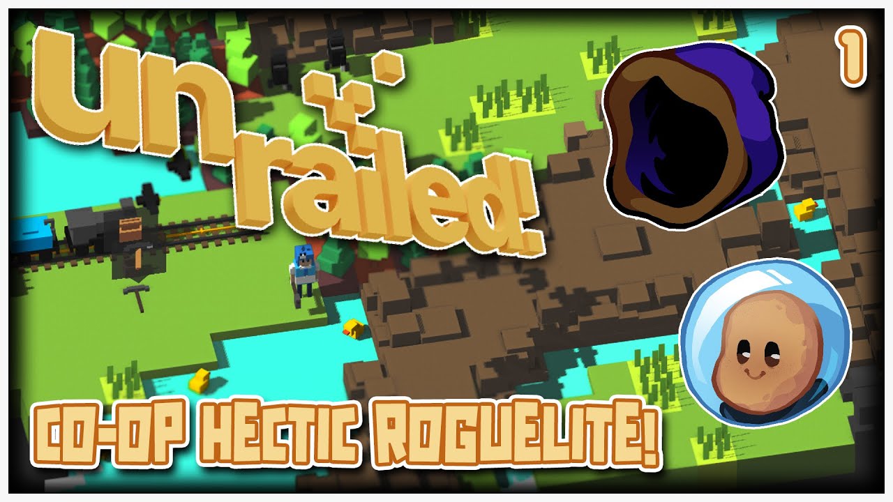 HECTIC TRAIN CO-OP ROGUELITE!  |  Unrailed! with @orbitalpotato   |  1