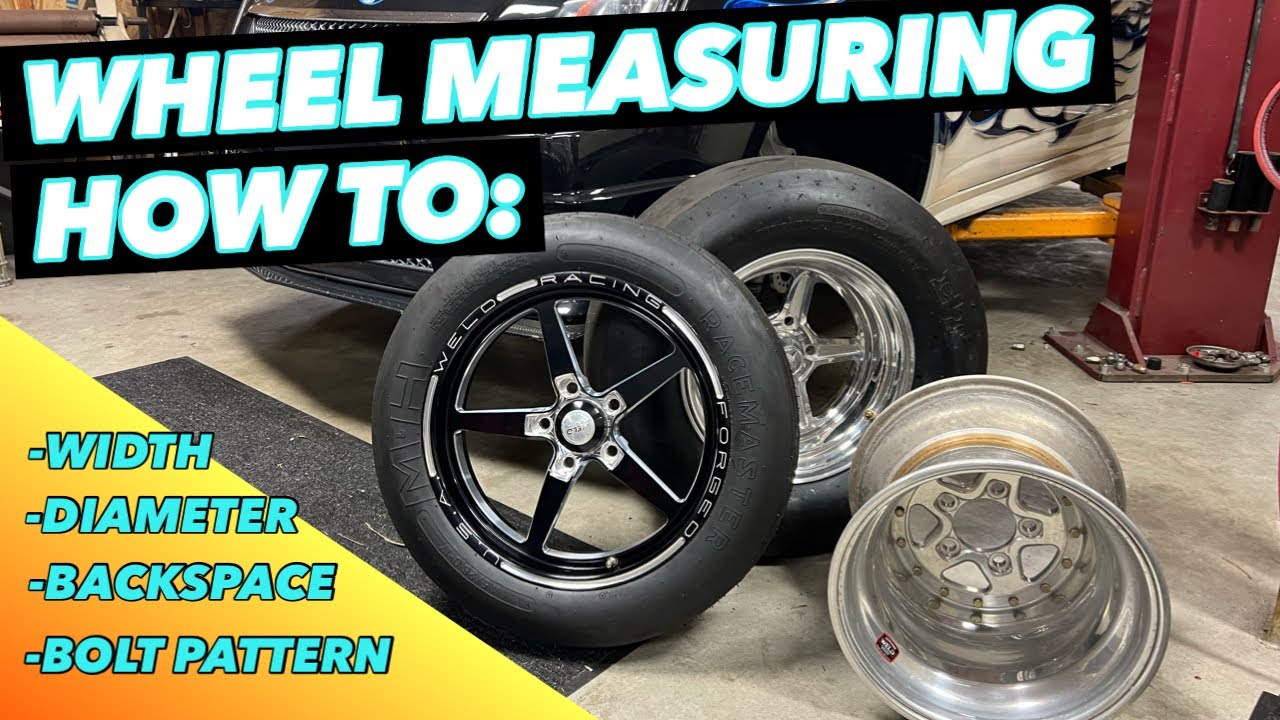 How To Measure Wheels QUICK And EASY!  - Diameter, Width , Backspace, Offset, and Bolt Pattern!