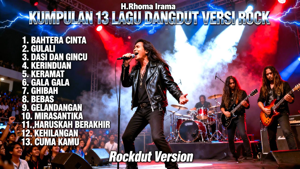 Kumpulan 13 Lagu Dangdut Versi Rock H. Rhoma Irama Paling Populer | Rockdut Version Full Album