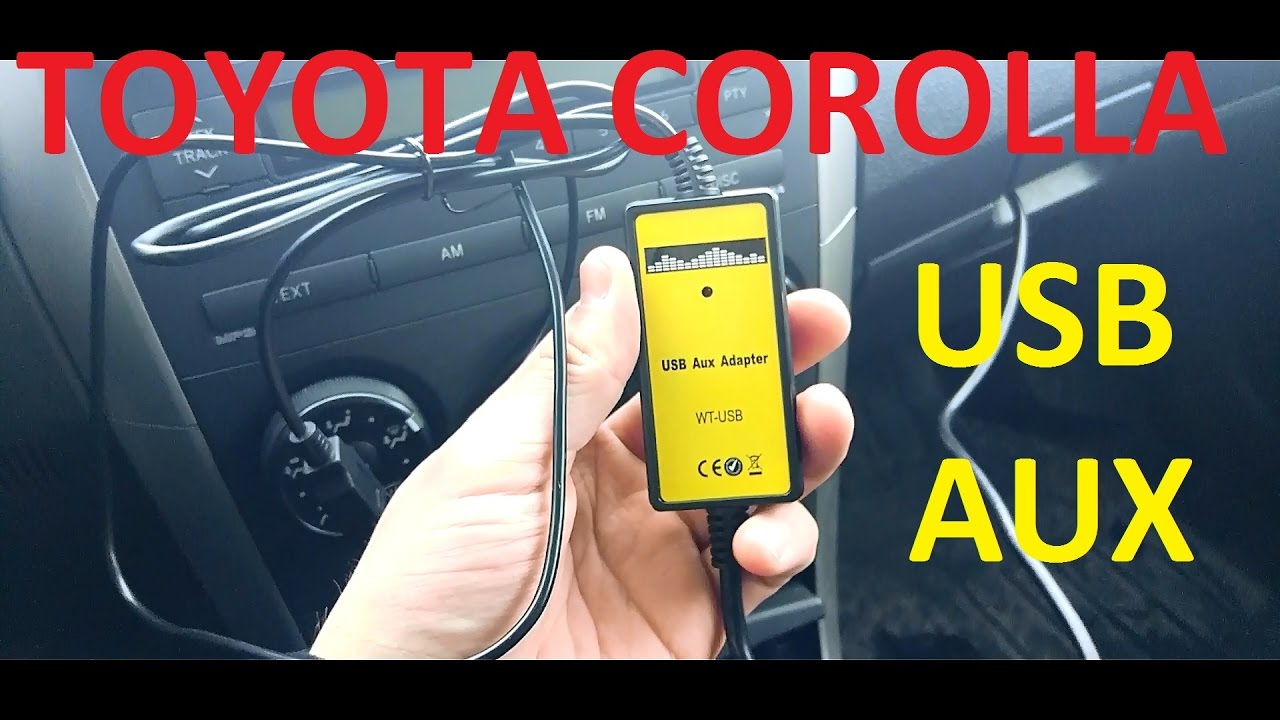 Toyota Corolla - Обзор USB AUX Adapter