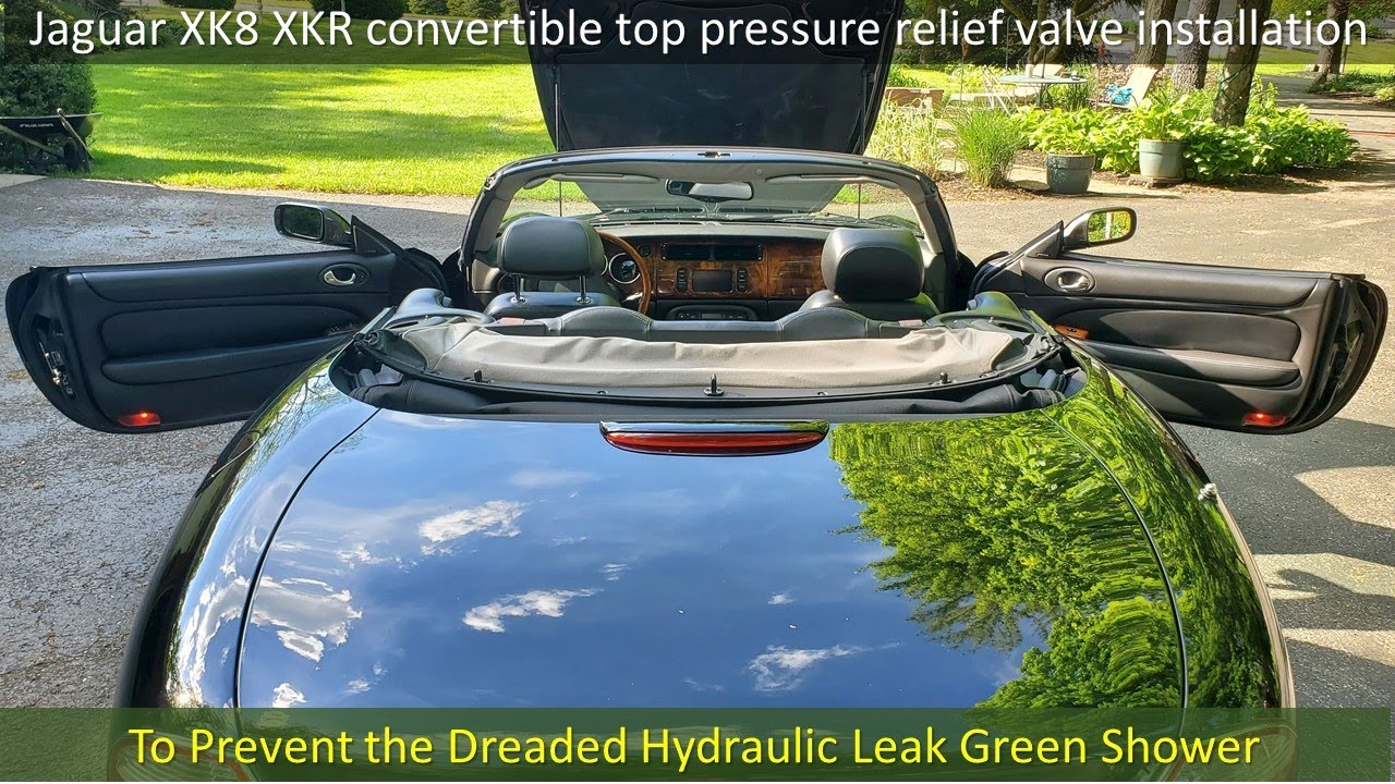Jaguar Convertible Pump Pressure Relief Valve Installation