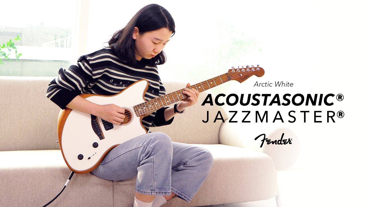 Fender Acoustasonic Jazzmaster | Ji-Hyun Oh (오지현) | Love Me Like You Do (Cover) |  Guitarnet