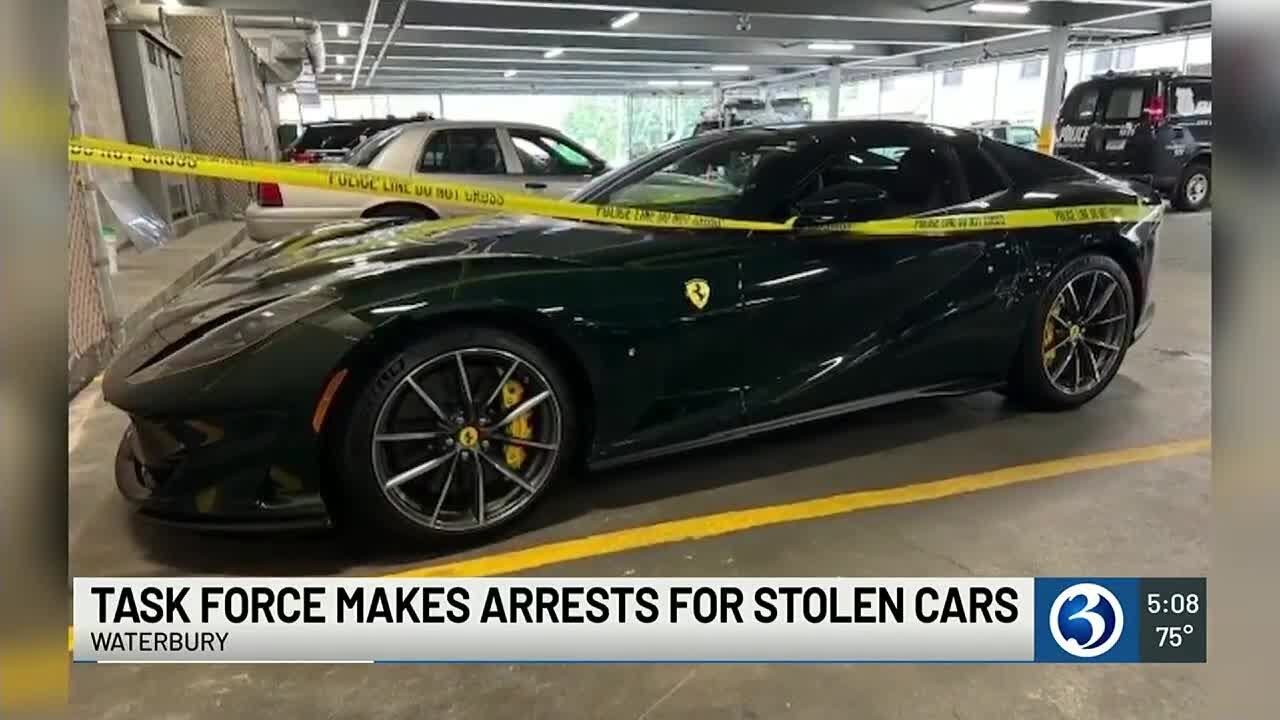 Waterbury task force makes arrests for stolen cars