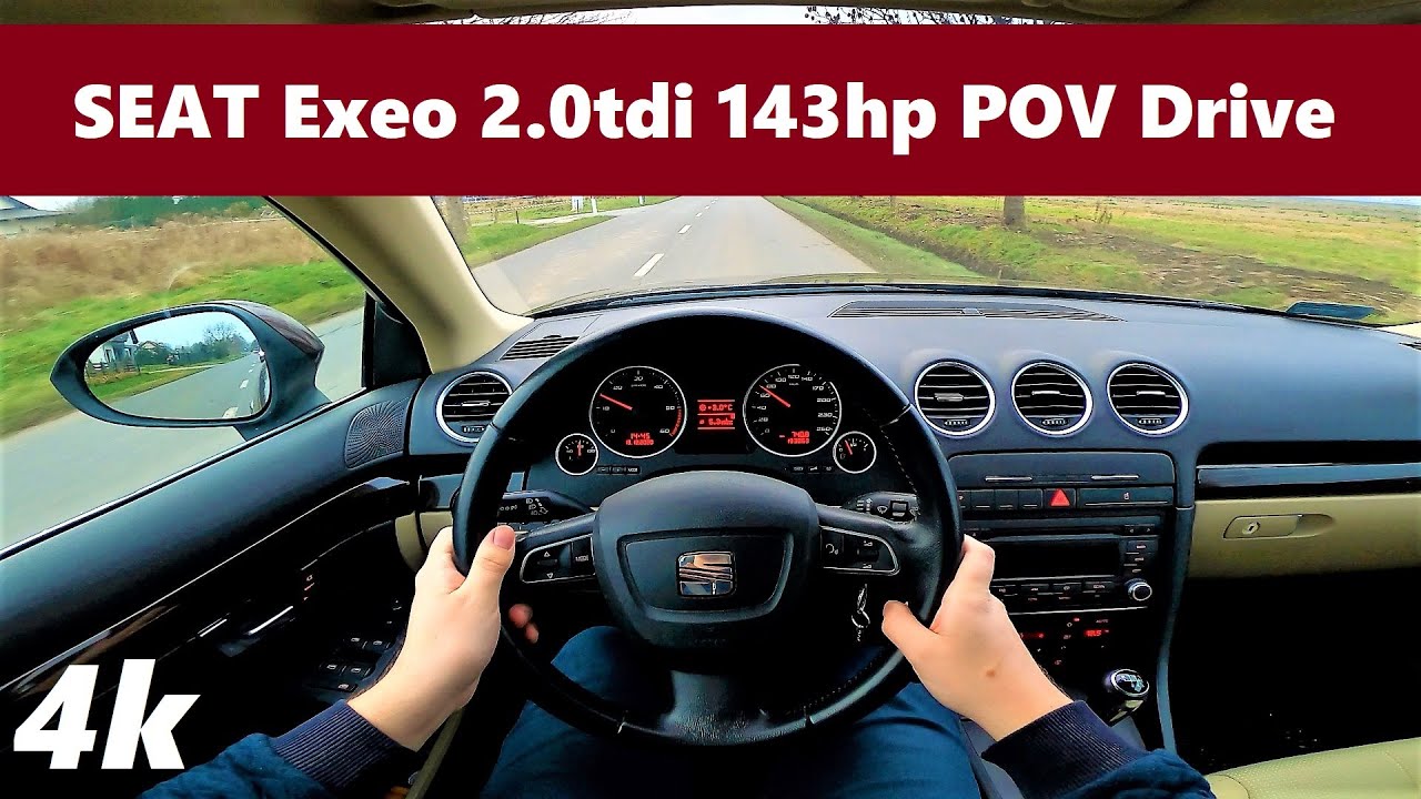 Seat Exeo (2009) 2.0tdi CR 143hp | Ultra economy 3,2 L/100km! | POV Drive & Acceleration #3