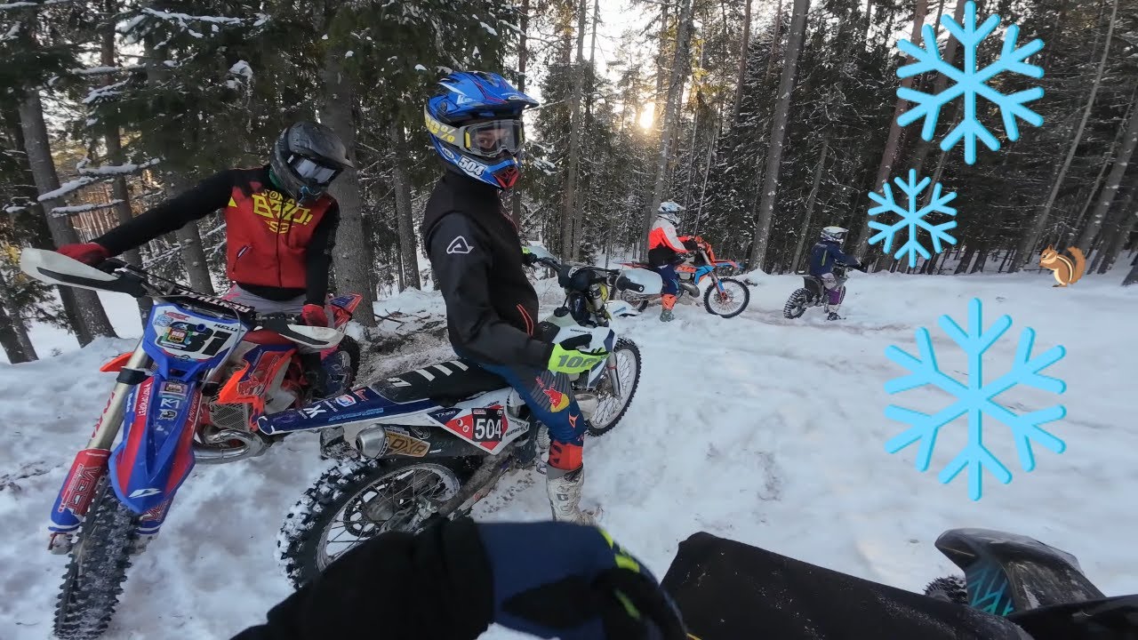 Traction? Never Heard of Her | Winter Hard Enduro ❄️❄️❄️